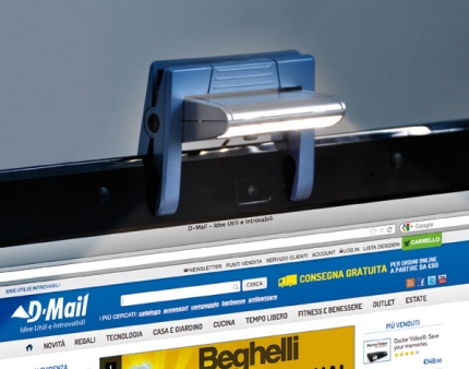 Luce a LED con clip per notebook e computer