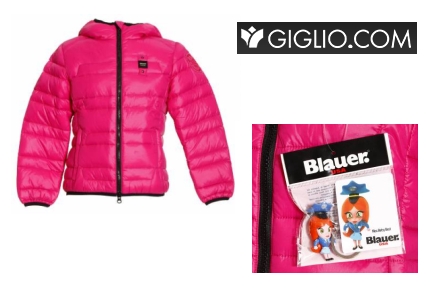 Blauer piumini da bambino collezione autunno inverno 2014/2015