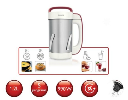 Prepara zuppe con Philips Viva Collection Soupmaker